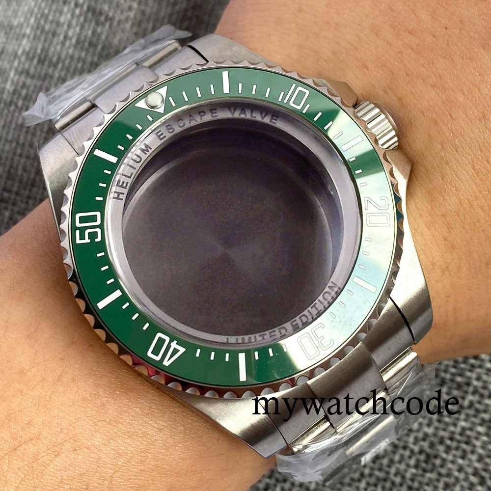 Bronze Case Watch - 43mm stalen horlogekast voor diepe SEA-stijl