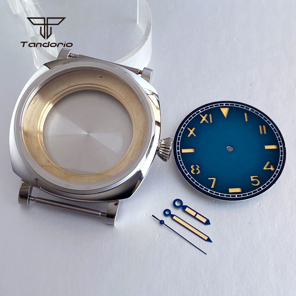 Bronze Case Watch - Gepolijste vierkante 42 mm horlogekast +