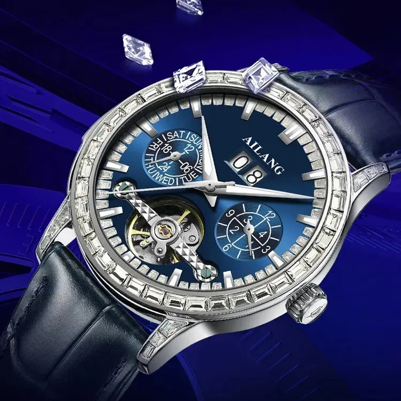 Tourbillon Movement Watch - AILANG Top Luxe Herenhorloge Automatische Datum