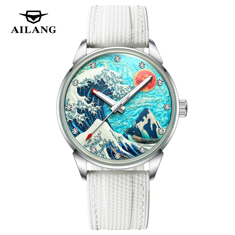 Tourbillon Movement Watch - AILANG Gloednieuwe Luxe Originele Mechanische Horloge