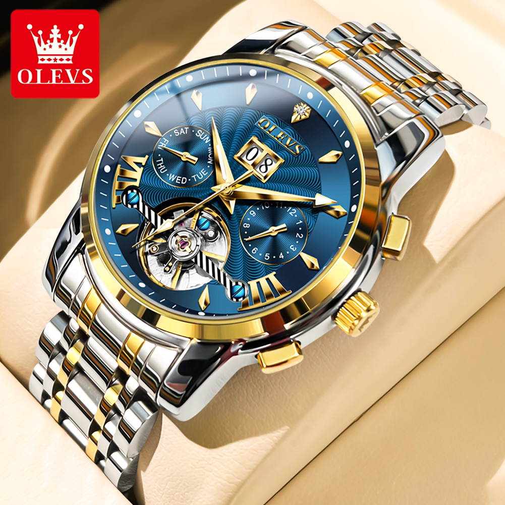 Luxury Watch Business - OLEVS Herenhorloges Luxe mode fijne stalen
