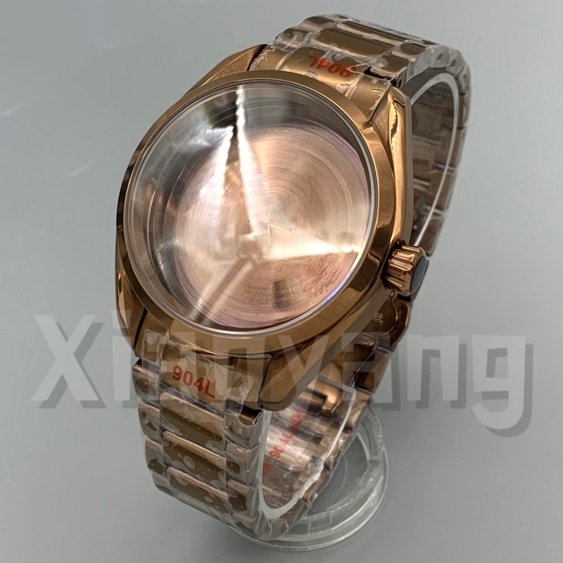 40MM NH35 Polijstbezet Rosegou - Bronze Case Watch recensie en prijs