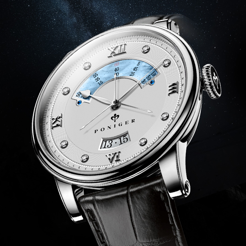 PONIGER 42mm Heren Luxe Polsho - Luxury Watch Second Hand recensie en prijs
