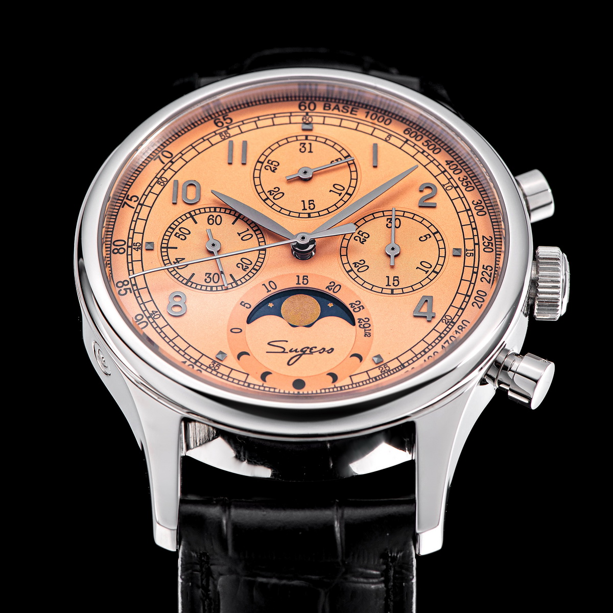 Sugess Horloge Van Mannen Chro - Moonphase Complication Watch recensie en prijs