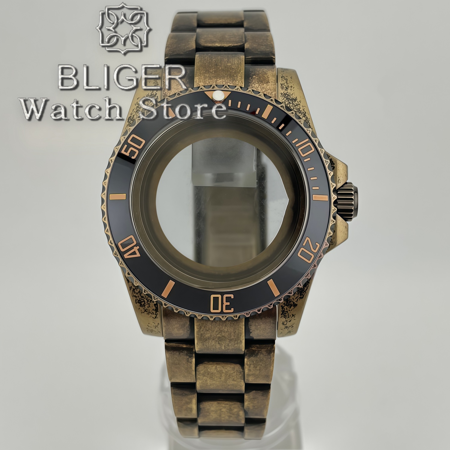 BLIGER 40MM Retro Duikhorloge  - Bronze Case Watch recensie en prijs