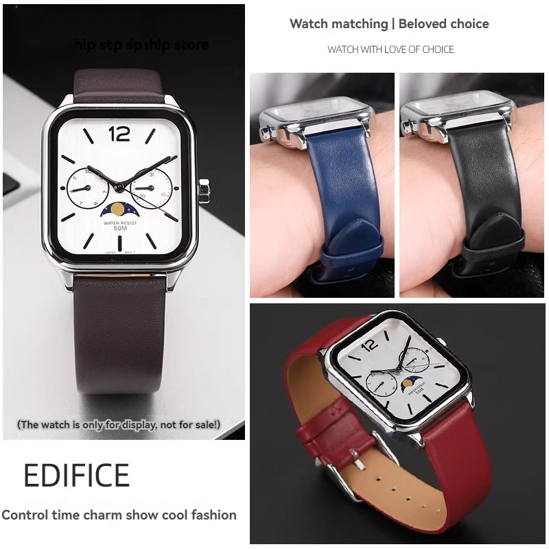 20mm Koeienhuid Horlogeband Vo - Moonphase Complication Watch recensie en prijs