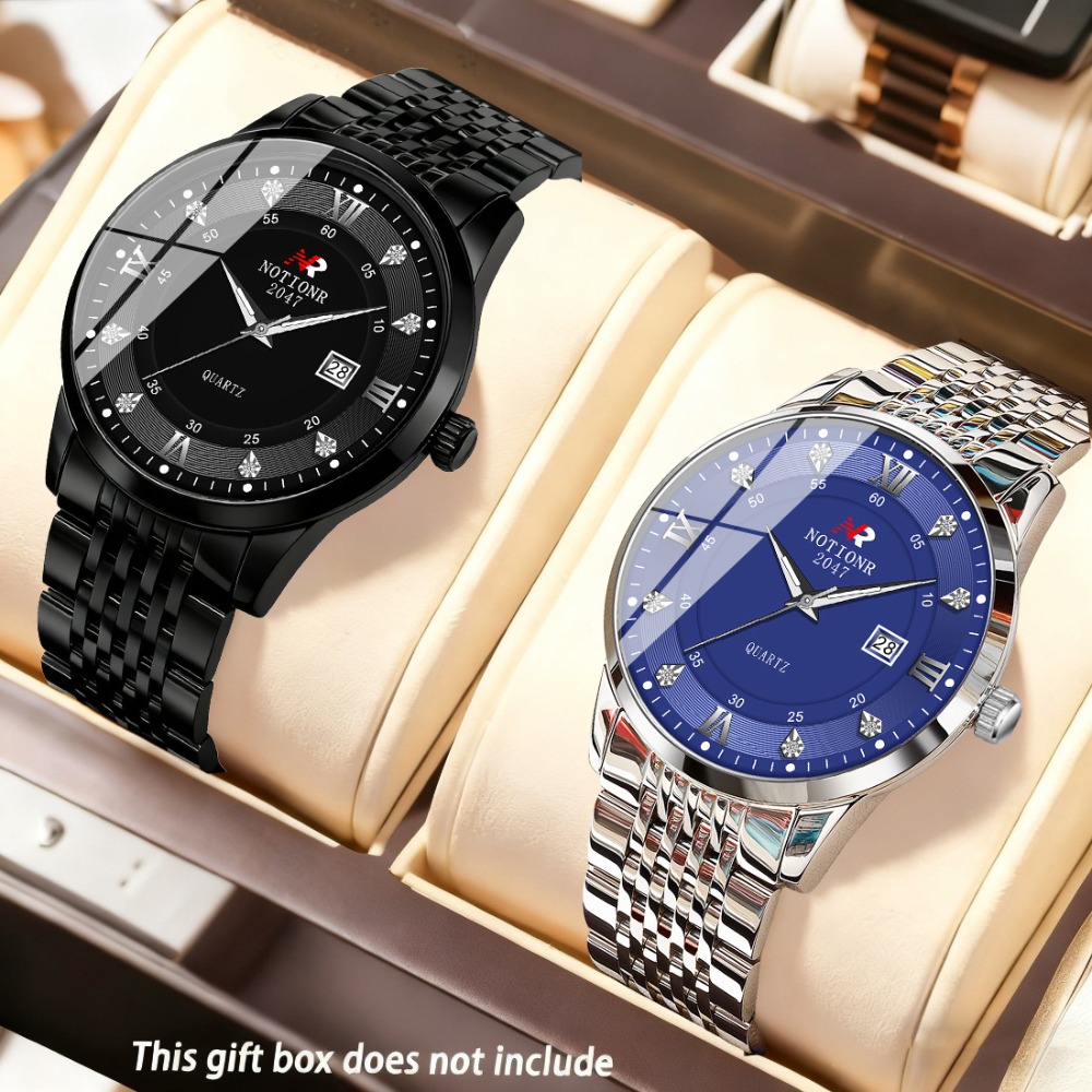 2 stuks klassieke heren quartz - Luxury Watch Business recensie en prijs