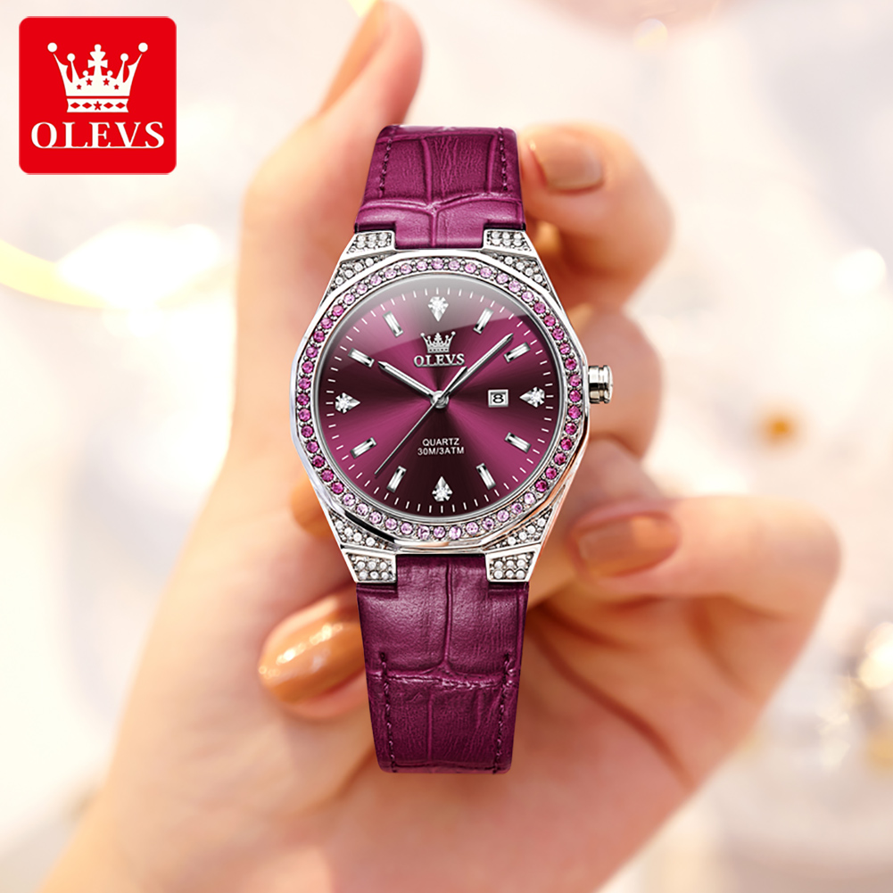 OLEVS Originele dameshorloges  - Luxury Watch Leather Strap recensie en prijs