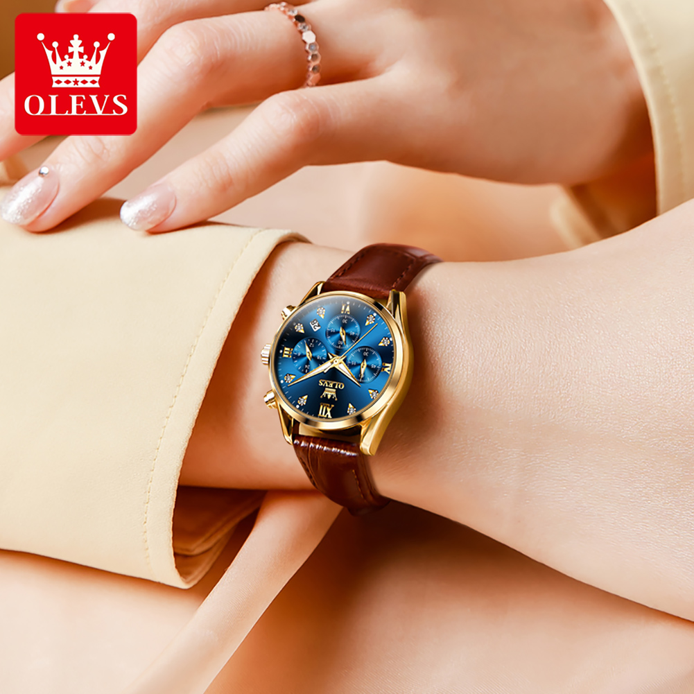 OLEVS 5523 Originele Merk dame - Luxury Watch Leather Strap recensie en prijs