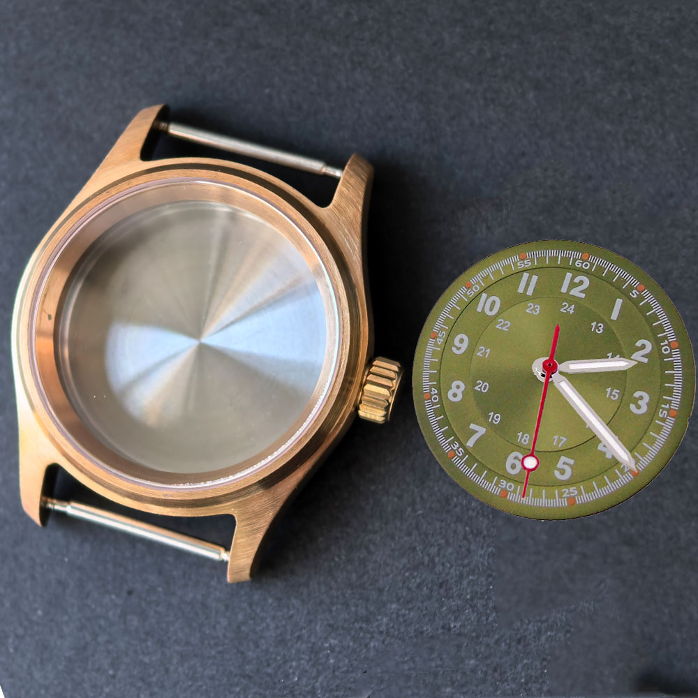 Vintage 36mm Echt Cusn8 Bronze - Bronze Case Watch recensie en prijs