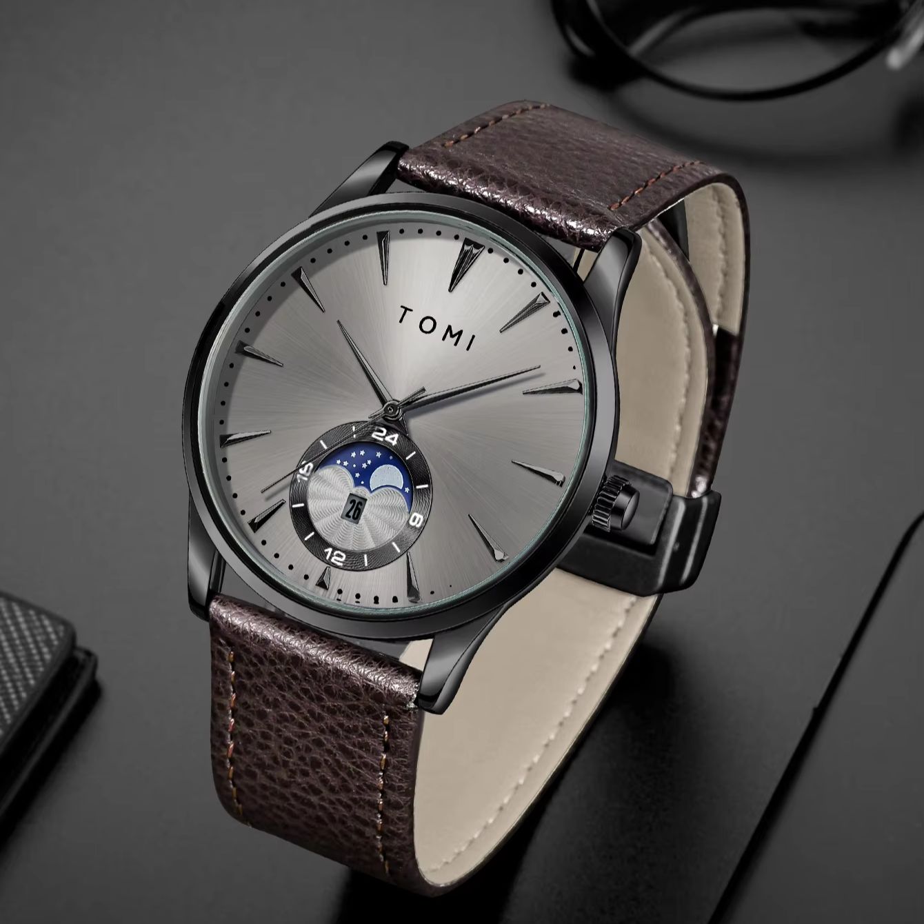 TOMI 2-delige herenhorloge cad - Luxury Watch Business recensie en prijs