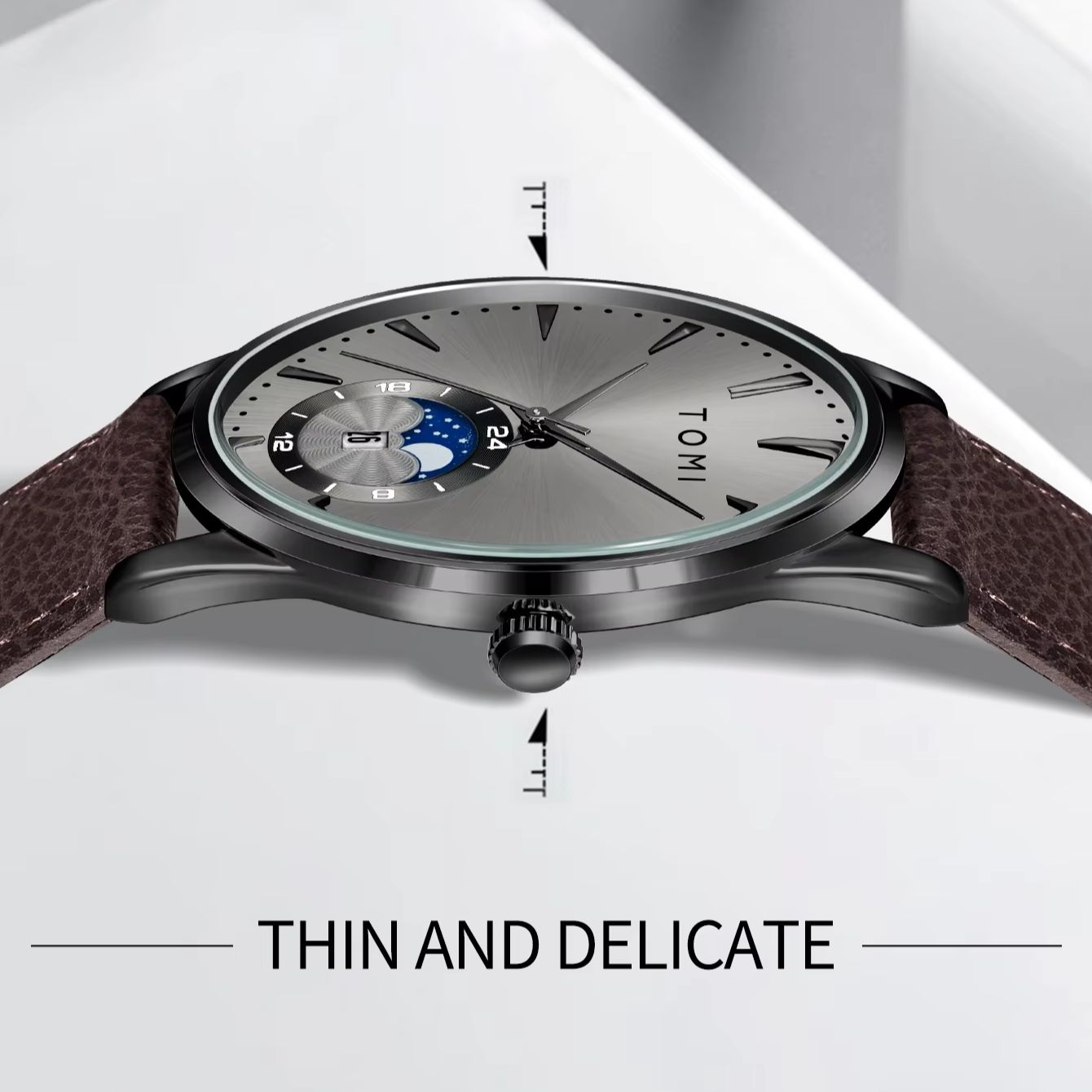 TOMI 2-delige herenhorloge cad - Luxury Watch Business recensie en prijs