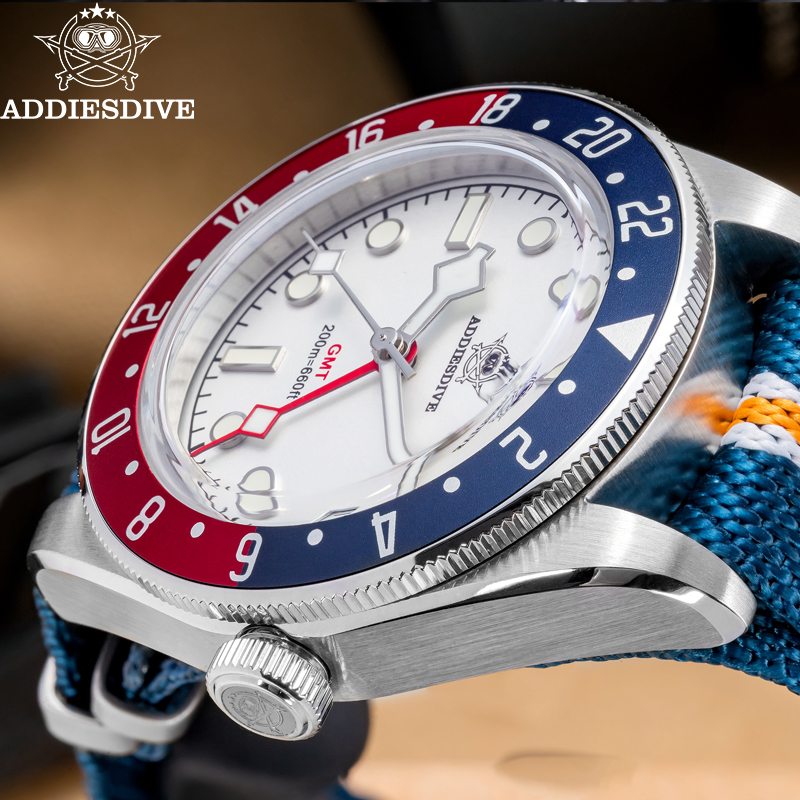 ADDIESDIVE 515-24H Dual Time Z - Gmt Dual Timezone Watch recensie en prijs