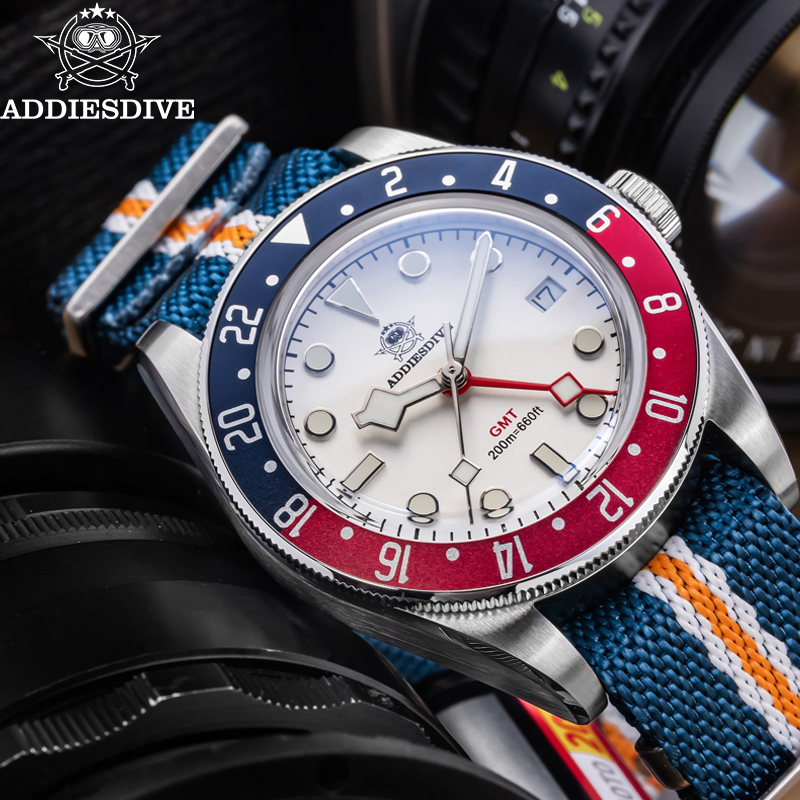 ADDIESDIVE 515-24H Dual Time Z - Gmt Dual Timezone Watch recensie en prijs