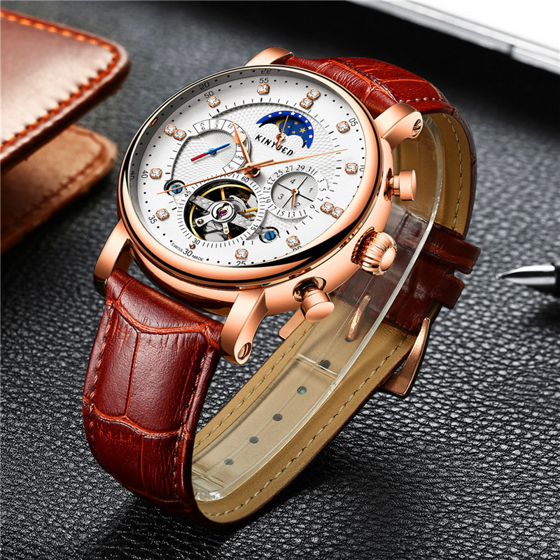 Luxe Merk Kinyued Automatische - Tourbillon Movement Watch recensie en prijs