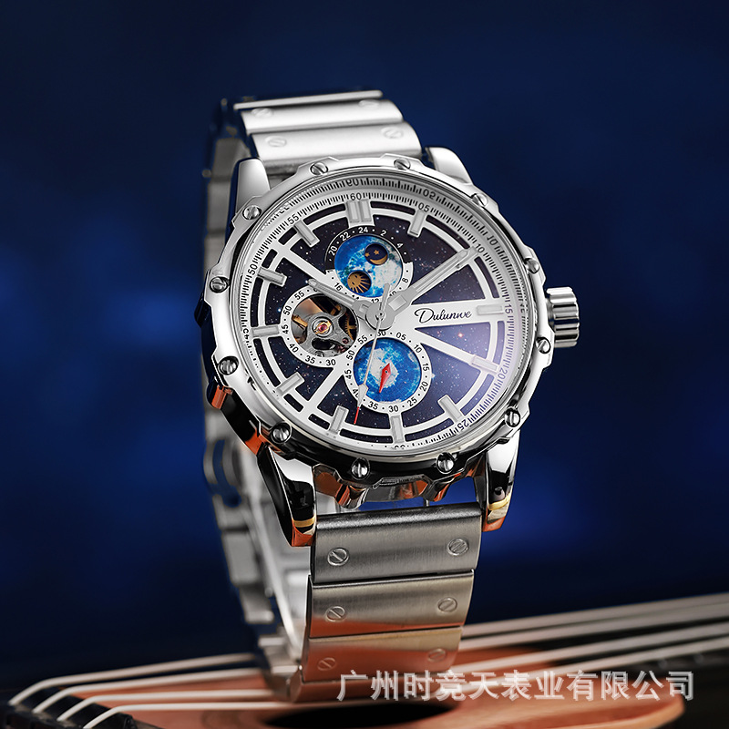 RVS Galaxy Moonphase Serie Tou - Moonphase Complication Watch recensie en prijs