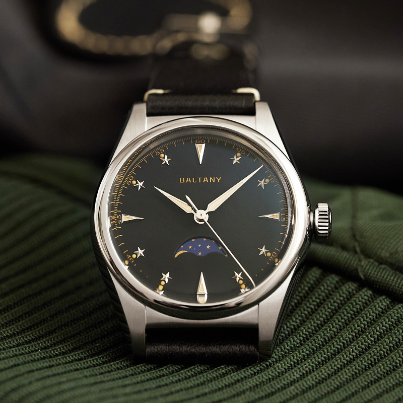 Baltany 36 mm dress watches he - Moonphase Complication Watch recensie en prijs