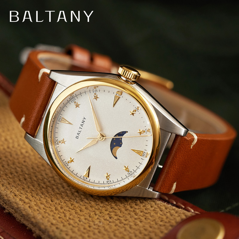 Baltany 36 mm dress watches he - Moonphase Complication Watch recensie en prijs